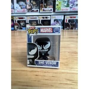 BITTY She-Venom 1-Inch Funko Pop Marvel Comics Spider-man Superhero Venom Vinyl